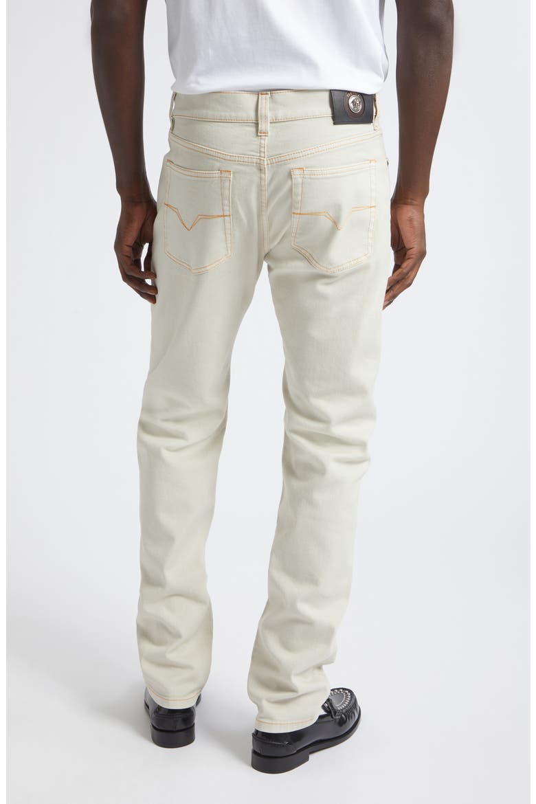 Tapered Leg Jeans, Alternate, color, WHITE