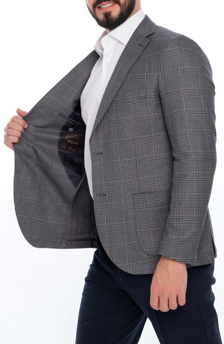 VELLAPAIS Plaid Sport Coat, Alternate, color, Green