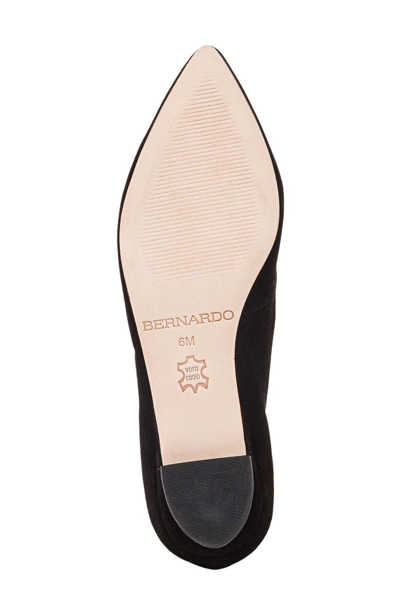 Bernardo Footwear Fritz Pointed Toe Flat, Alternate, color, 