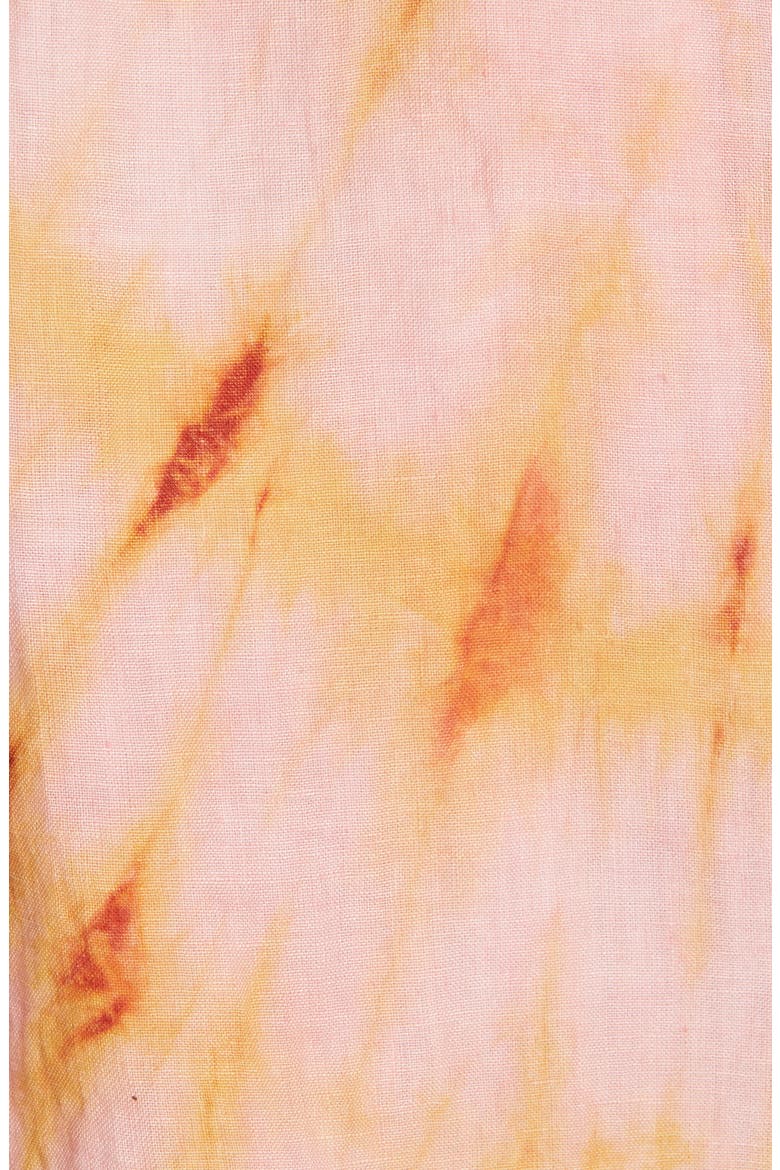 Monday Tie Dye Linen Jacket, Alternate, color, RASPBERRY RIPPLE