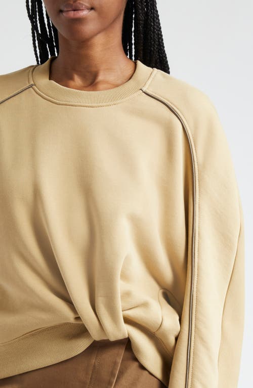 3.1 Phillip Lim Mixed Media Dress In Khaki-oak