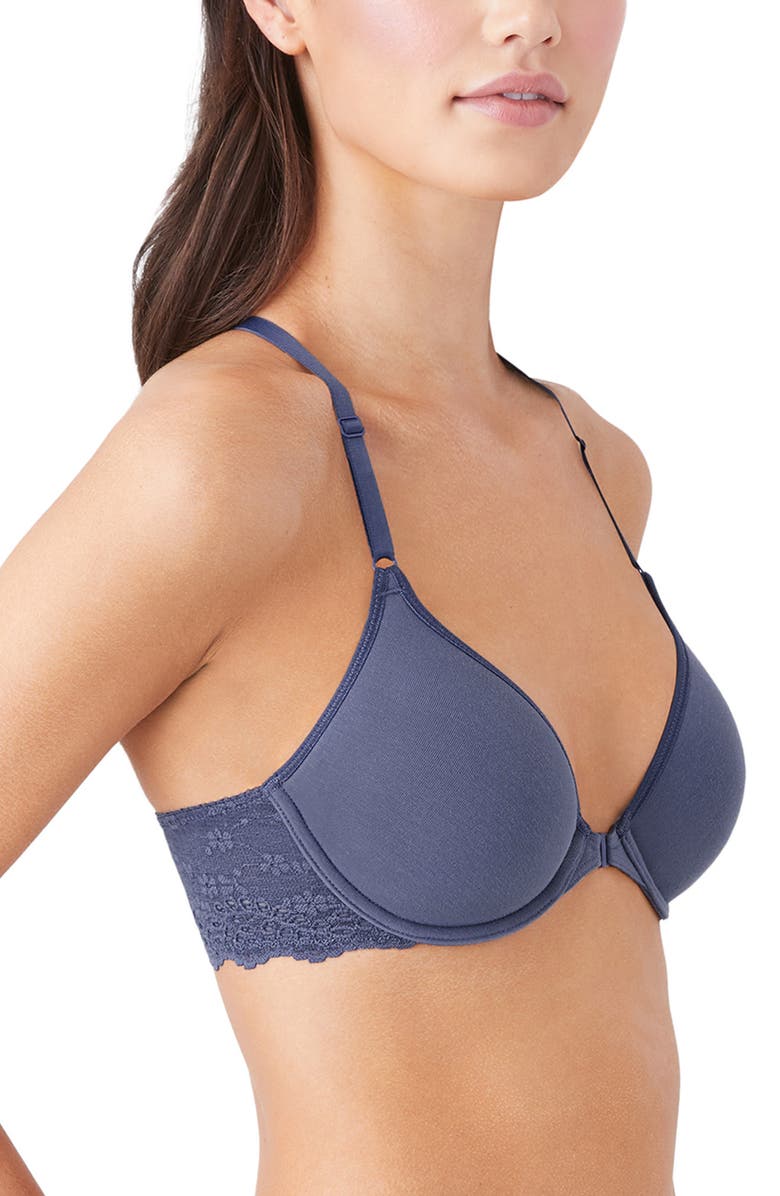 b.tempt'd by Wacoal Front Close Underwire Racerback Bra, Alternate, color,