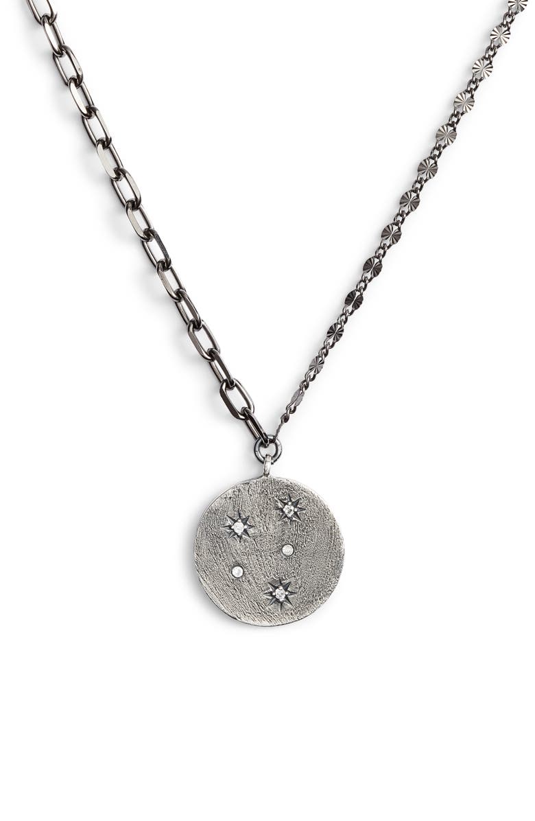 ela rae Lara Starburst Pendant Necklace, Main, color,