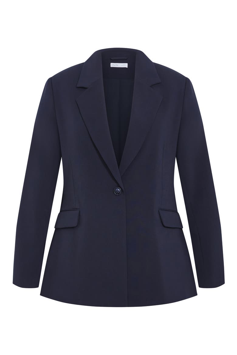 Tori Blazer, Alternate, color, NAVY