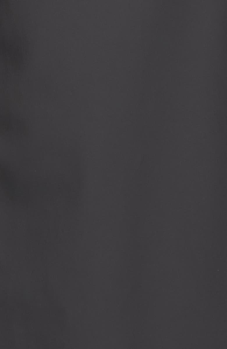 Rains Fishtail Hooded Waterproof Rain Jacket, Alternate, color, Black