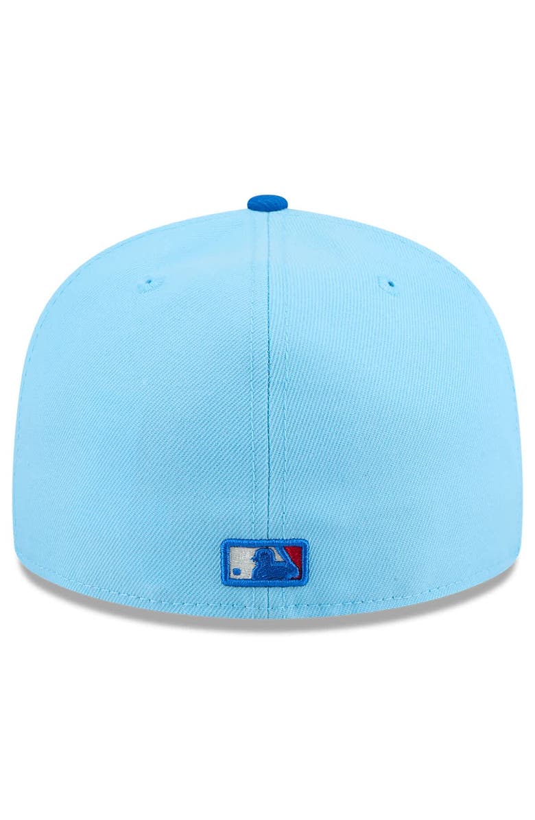New Era Men's New Era Light Blue/Royal Chicago Cubs 2025 Fourth of July 59FIFTY Fitted Hat, Alternate, color, 