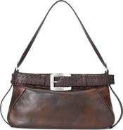 STAUD Brooklyn Leather Shoulder Bag