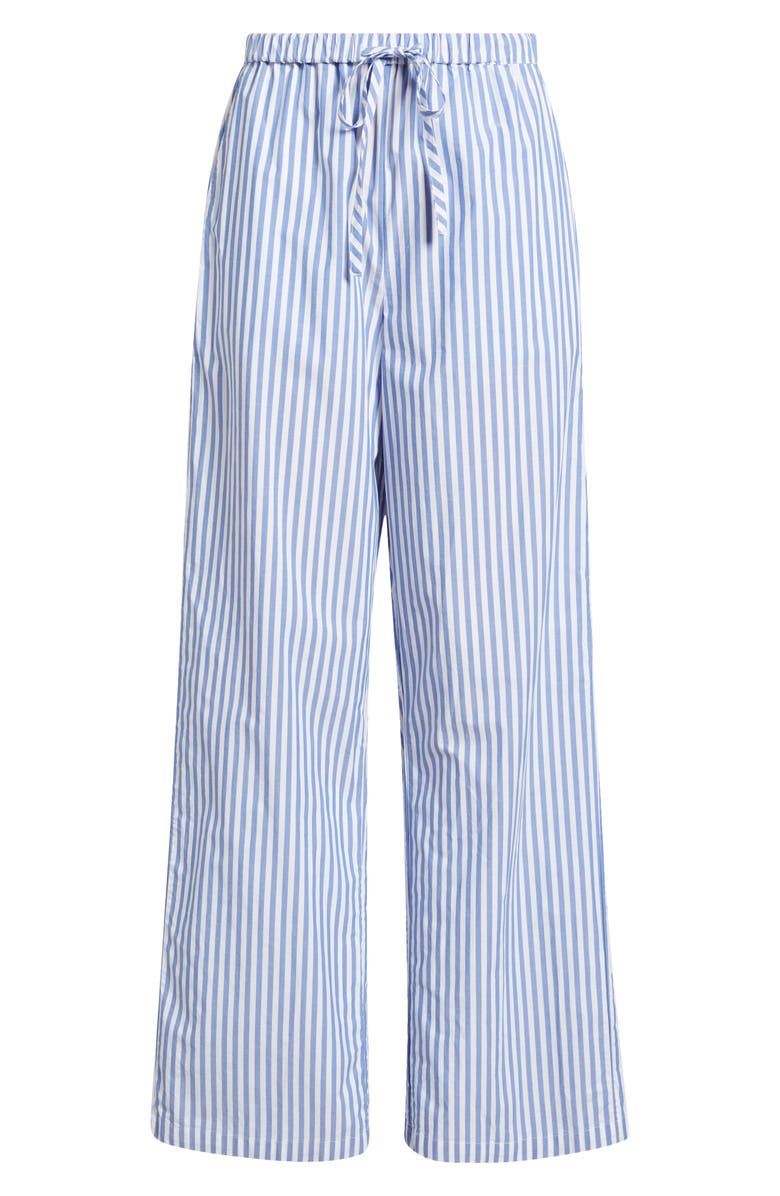 Rails Emmie Stripe Cotton Drawstring Pants, Alternate, color, Mariner White Stripe