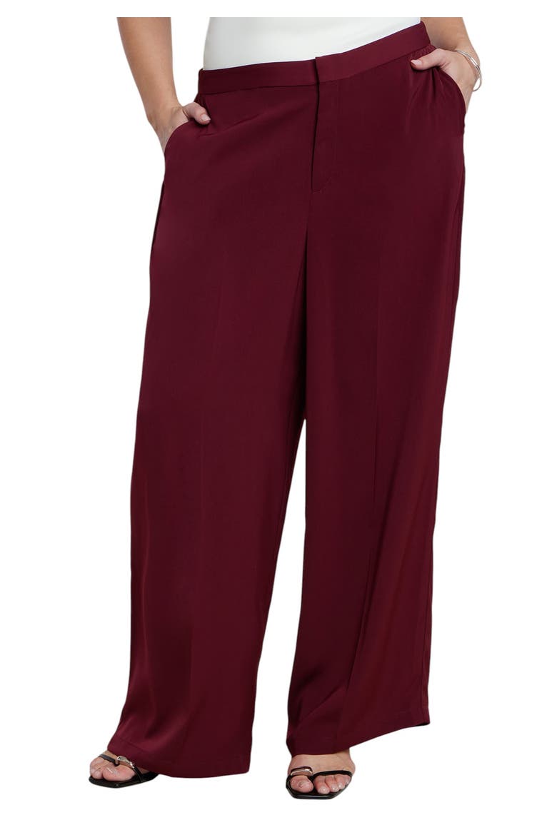 Wide Leg Trouser, Main, color, WINE