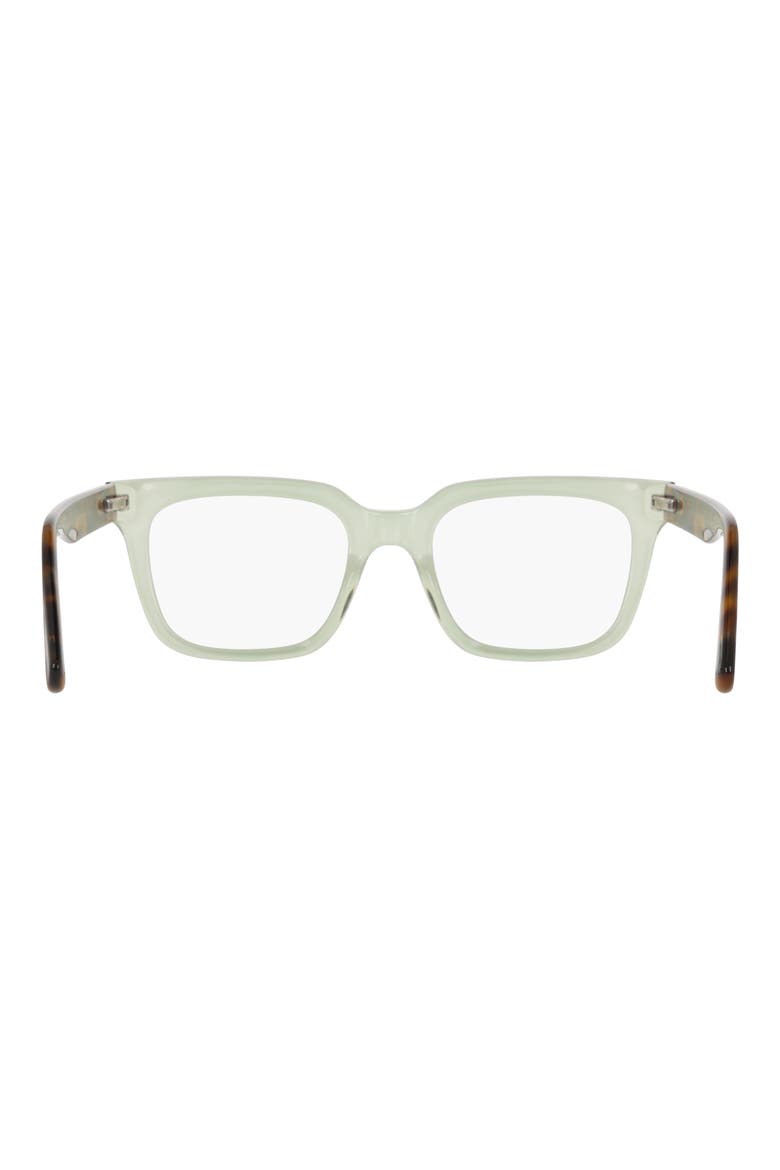 51mm Square Reading Glasses, Alternate, color, CRYSTAL GREEN