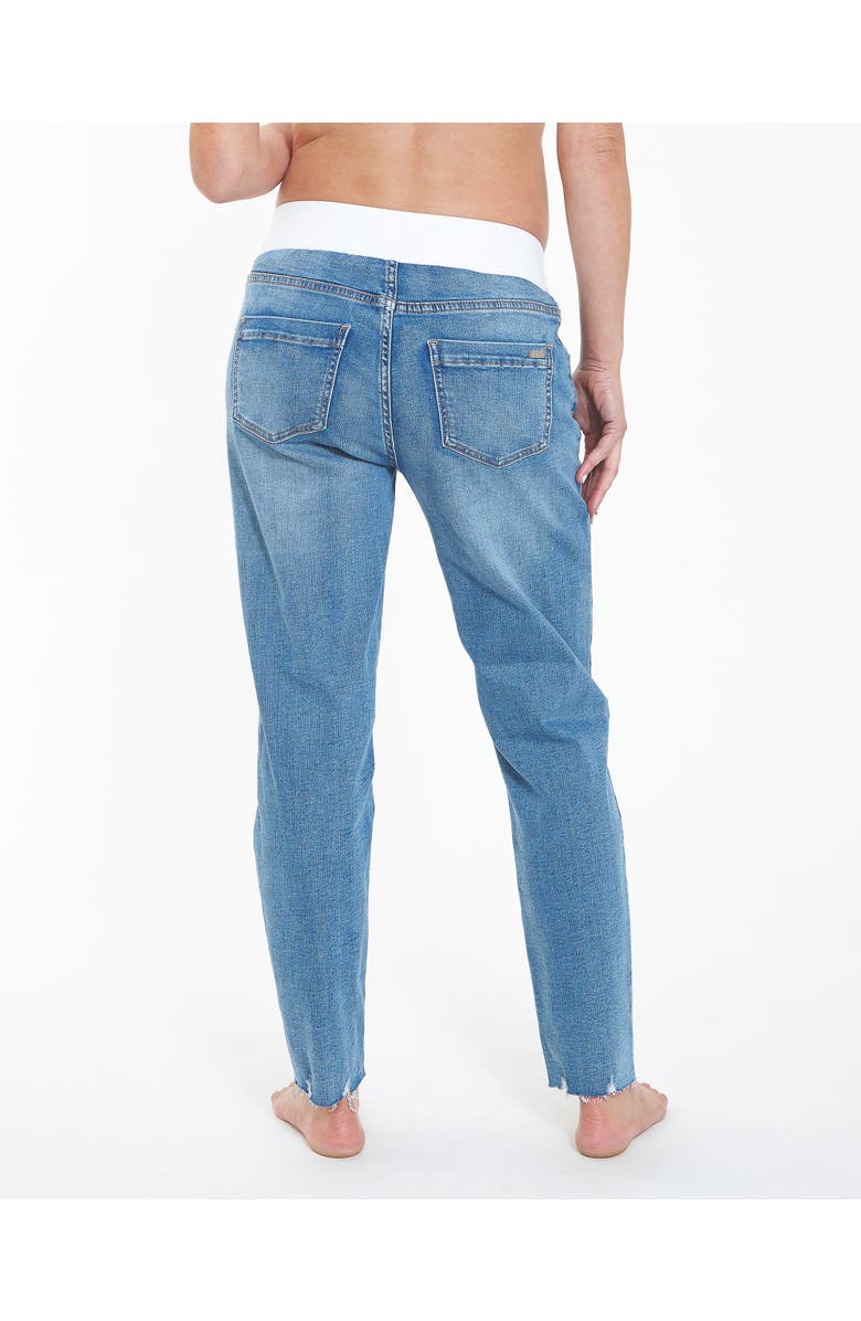Ripe Maternity Jamie Raw Edge Jean, Alternate, color, Vintage Wash