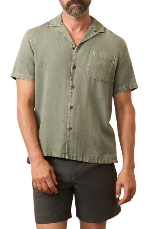 Hemp Blend & Organic Cotton Camp Shirt