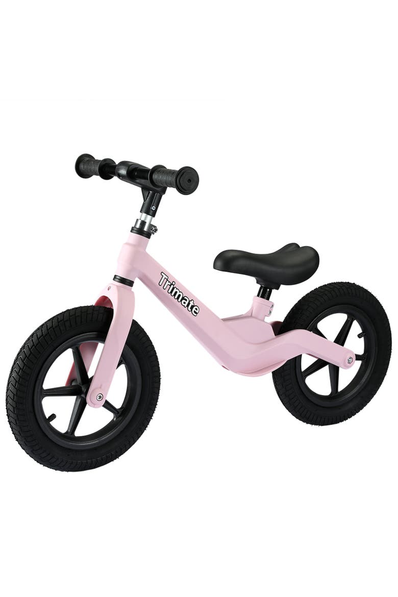 Toddler 12" Pink Balance Bike with Inflated Tire, Ages 3-5, Main, color, Multicolored