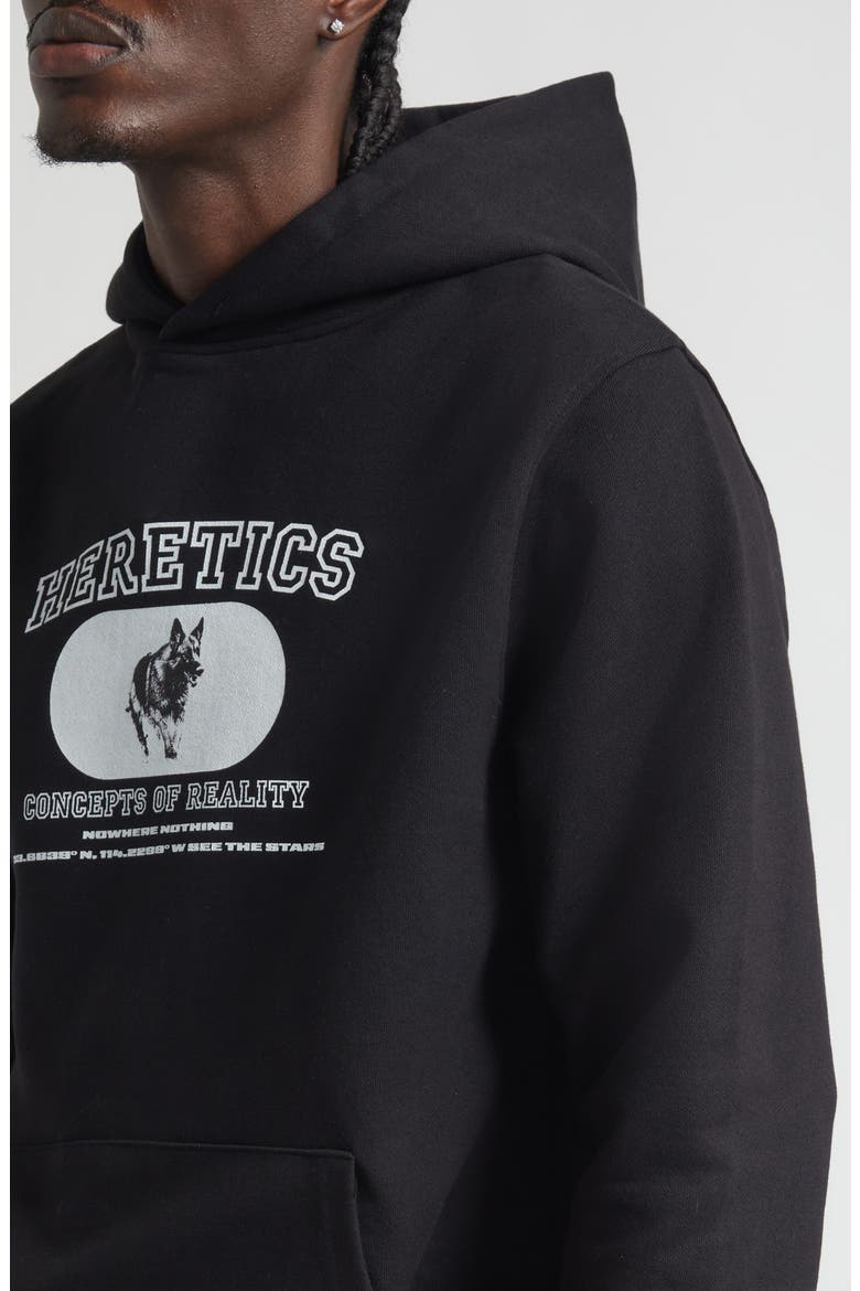Concepts Organic Cotton Graphic Hoodie, Alternate, color, BLACK