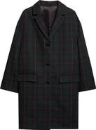 TOTEME Plaid Wool Blend Coat