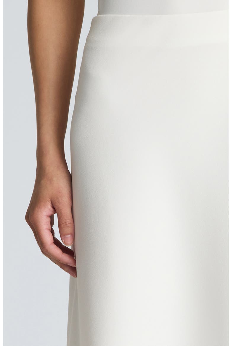 Bias Cut Flared Maxi Skirt, Alternate, color, PURE WHITE