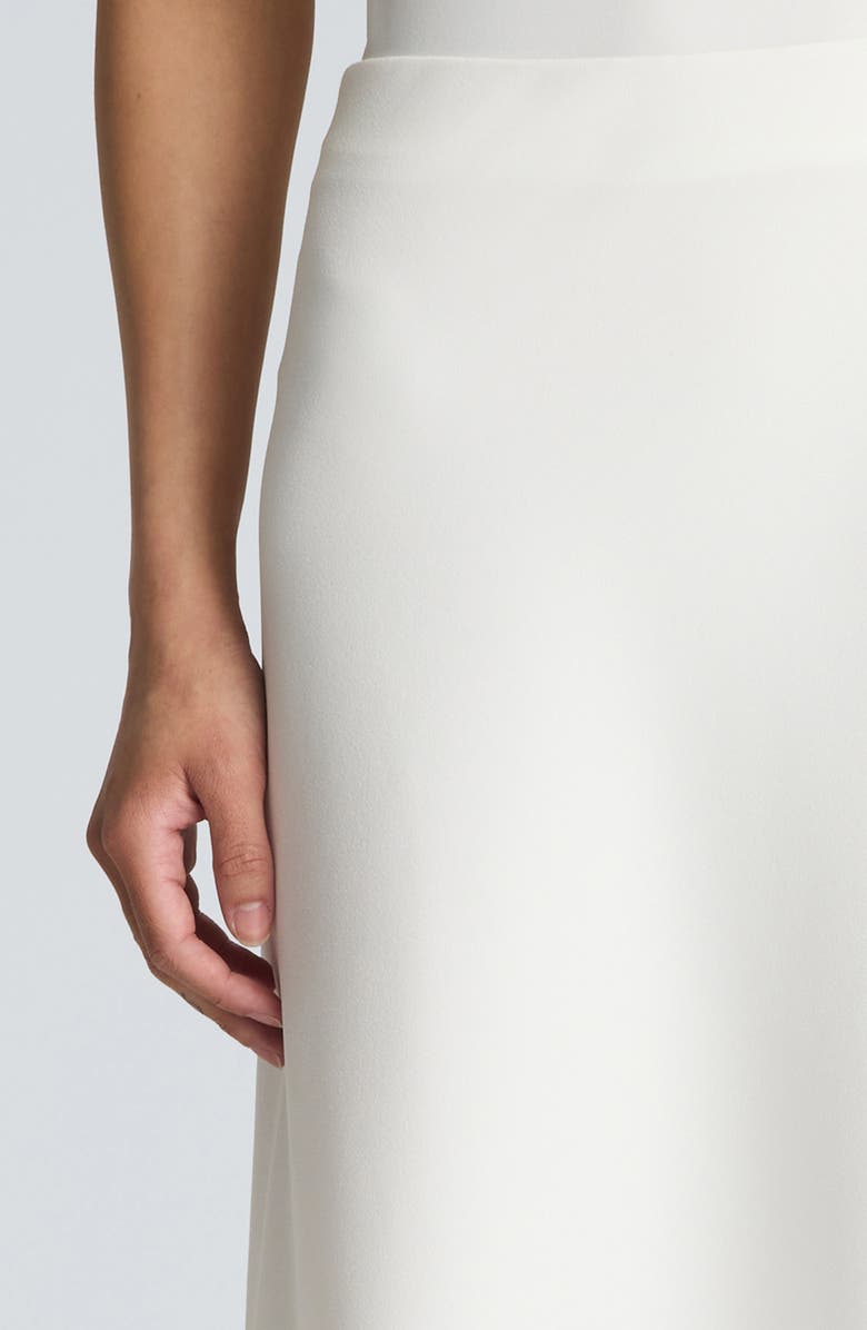 Kenneth Cole Bias Cut Flared Maxi Skirt, Alternate, color, Pure White