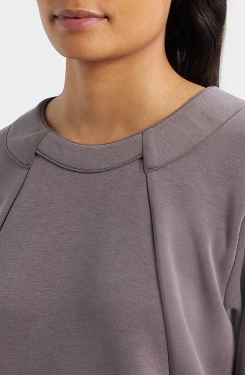 City Blues Elbow Sleeve Crewneck T-shirt In Gray