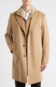 BOSS Jared 3-in-1 Coat with Removable Bib