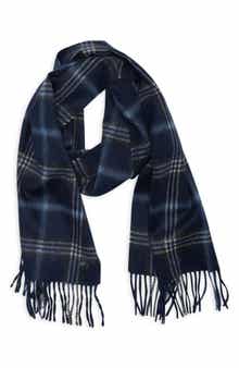 Wool & Cashmere Plaid Scarf