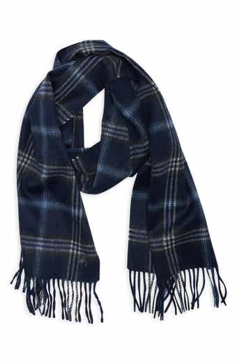 Wool & Cashmere Plaid Scarf
