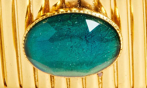 Gas Bijoux Strada Cabochon Stretch Bracelet In Blue