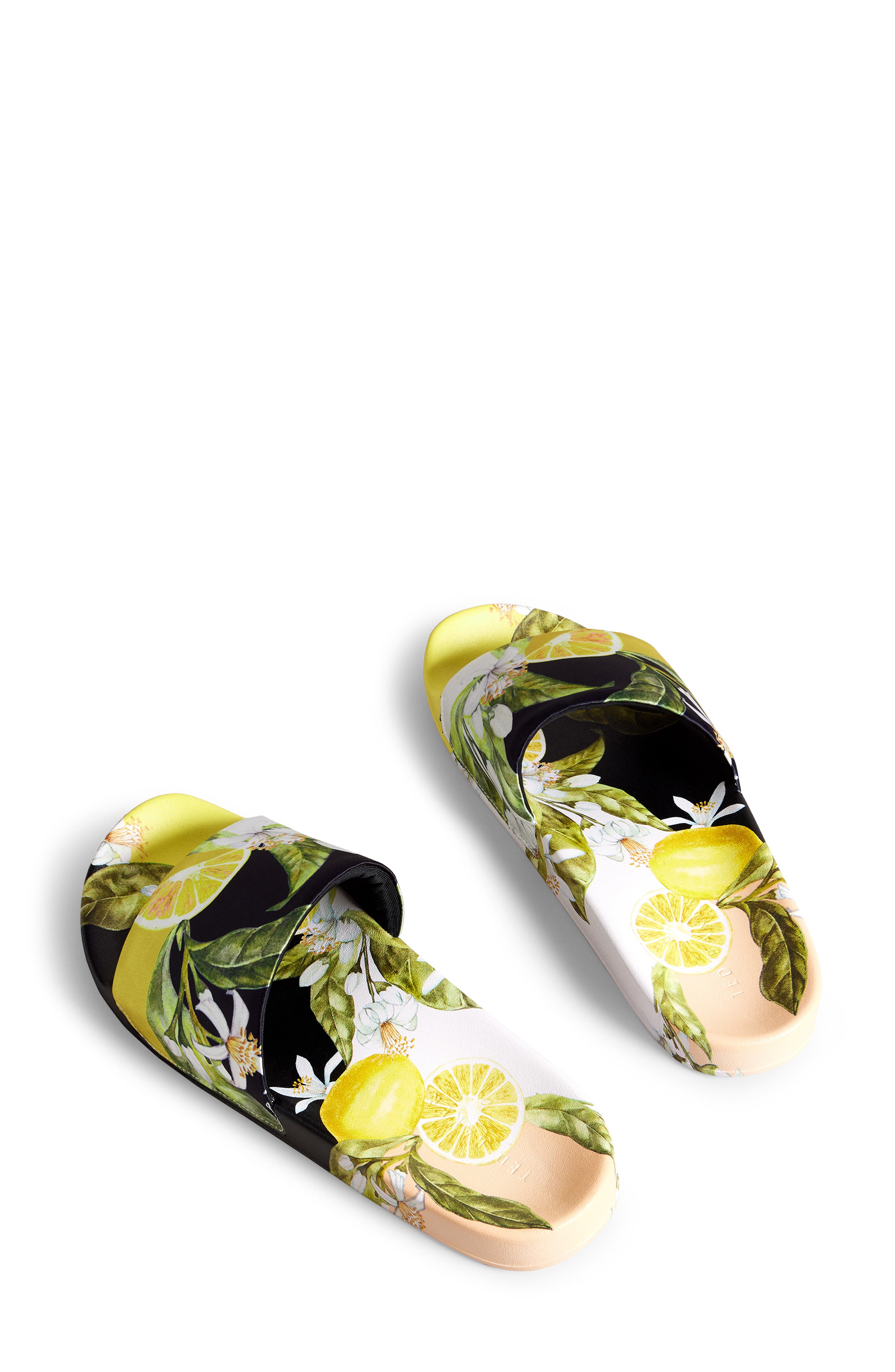 Ted Baker London Azzin Lemon Slide Sandal, Alternate, color, 