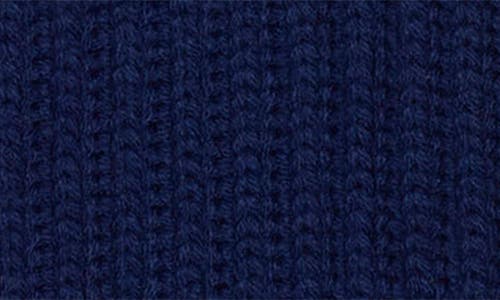 Polo Ralph Lauren Embroidered Bear Wool Blend Scarf In Blue