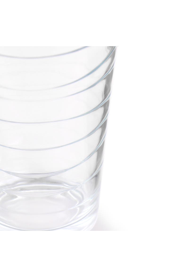 16 Piece Swirl Clear Assorted Glassware Set, Alternate, color, Clear