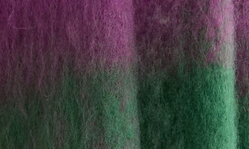 Tasha Plaid Blanket Scarf In Purple