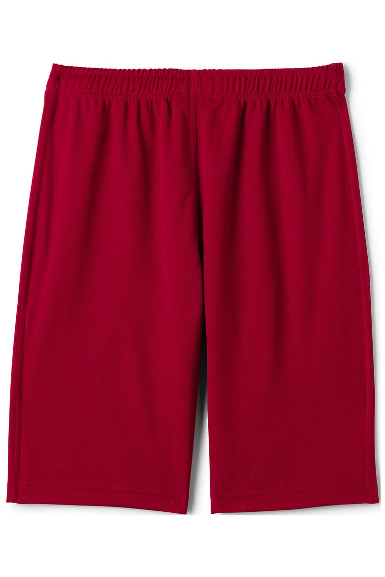School Uniform  Mesh Gym Shorts, Alternate, color, Red