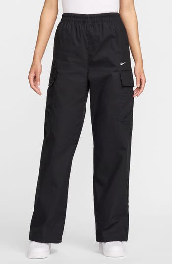 Nike Sportswear Woven Cargo Pants In Black