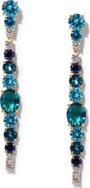 Nadri Stellar Linear Drop Earrings