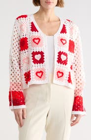Forgotten Grace Crochet Sweater Cardigan