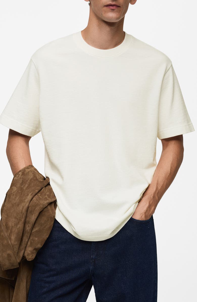 MANGO Relaxed Fit Cotton T-Shirt, Main, color,