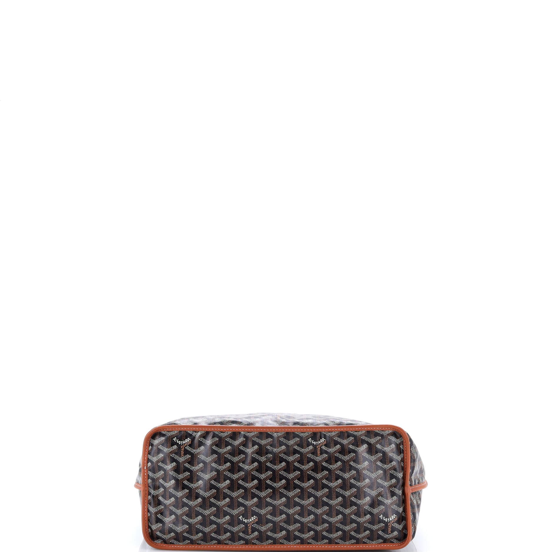 Pre-Owned Goyard Anjou Reversible Tote Coated Canvas PM, Alternate, color, Brown