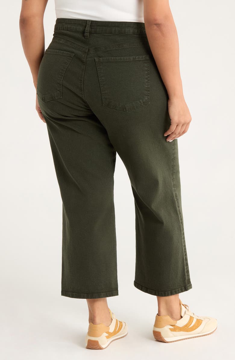 KUT from the Kloth High Waist Ankle Wide Leg Jeans, Alternate, color, Sherwood Forest