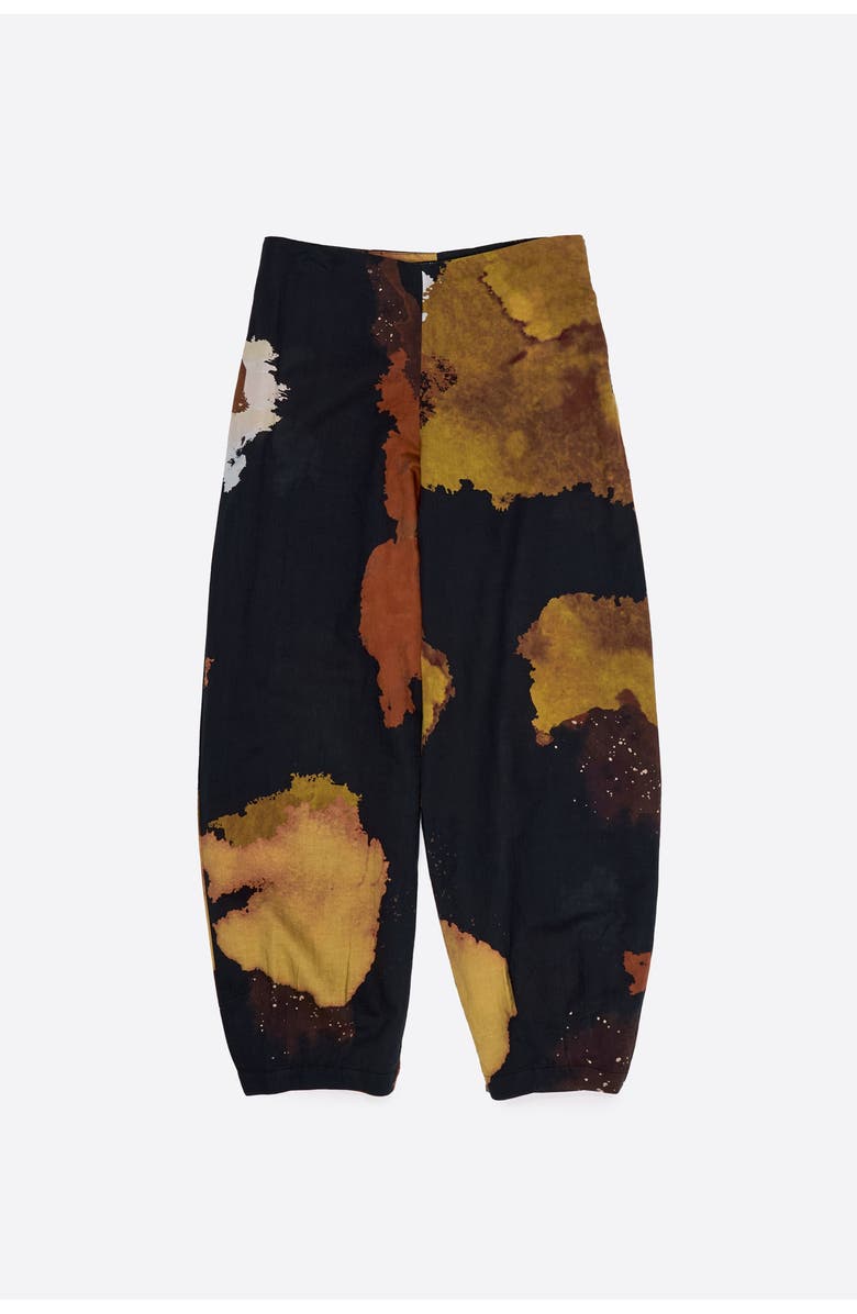 Bimba y Lola Baggy Linen-Blend Trousers, Alternate, color, Blot Xl Black