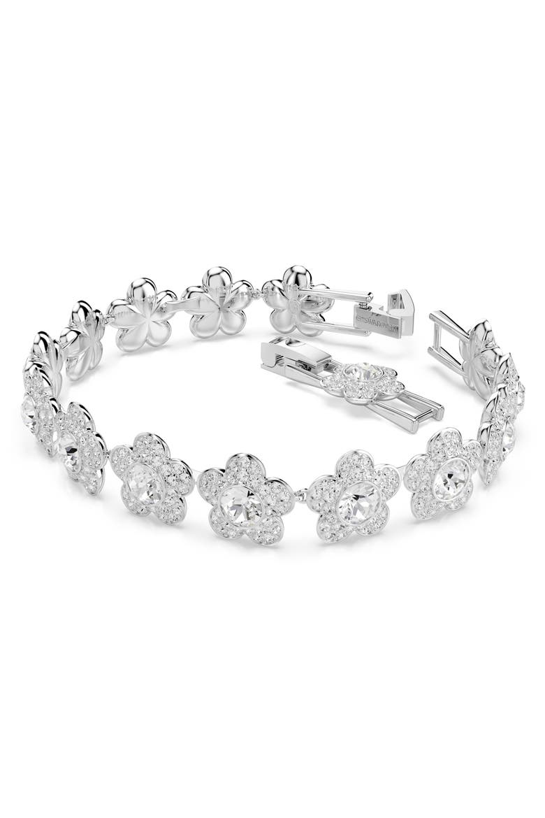 x Ariana Grande Crystal Bracelet, Alternate, color, SILVER/ WHITE