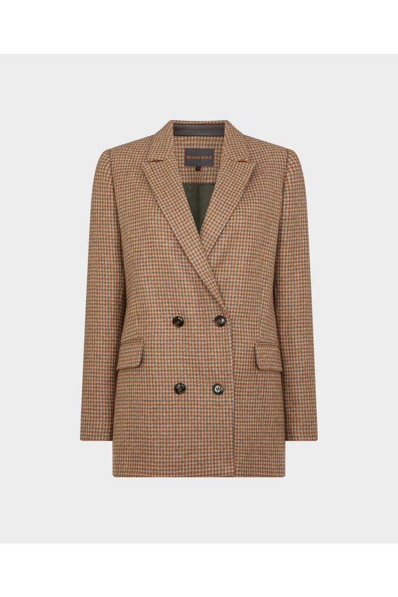 Chelsea Double-Breasted Wool Jacket, Main, color, Taupe