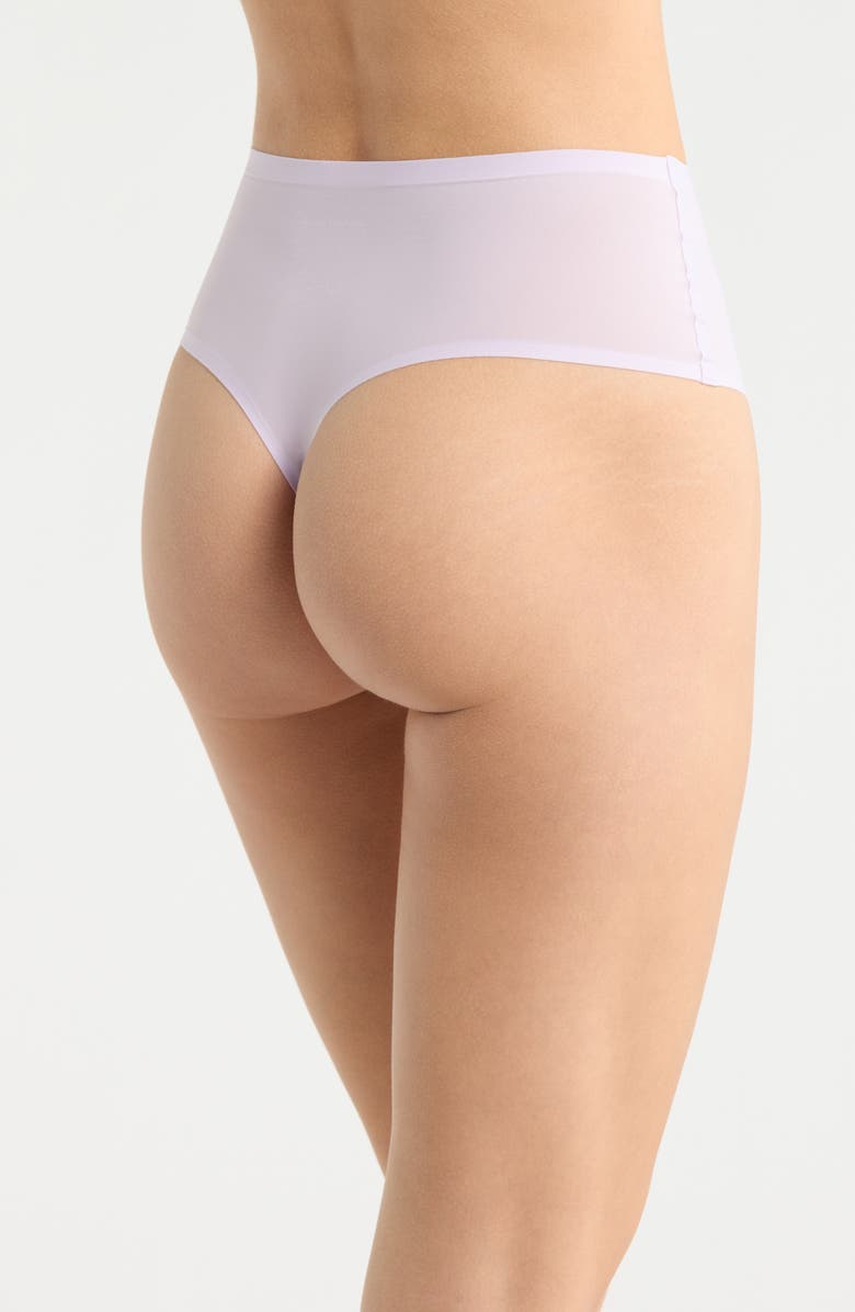 Chantelle Lingerie Soft Stretch Seamless Retro Thong, Alternate, color, Mauve