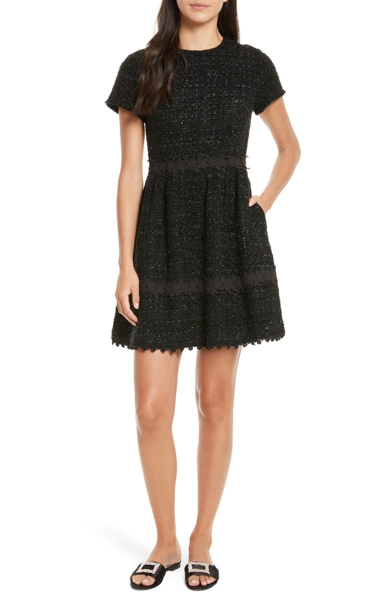 ZDNU KATE SPADE kate spade new york jayne fit & flare dress, Main, color,