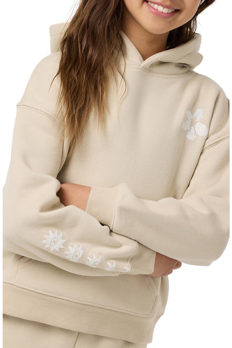 Kids' Tropic Melt Hoodie, Alternate, color, LIGHT KHAKI
