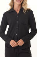 Threads 4 Thought Kalynn Cotton Blend French Terry Button-Up Shirt