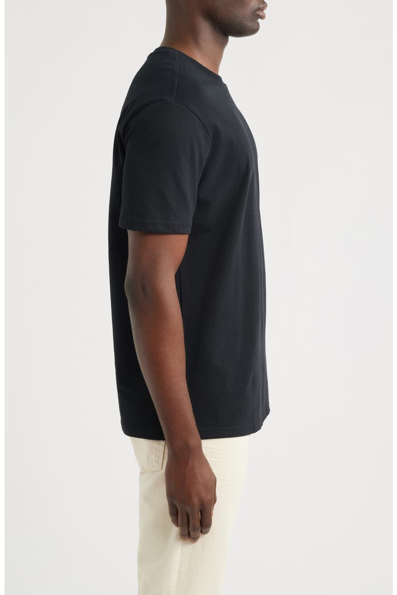Relaxed Fit Cotton T-Shirt, Alternate, color, BLACK