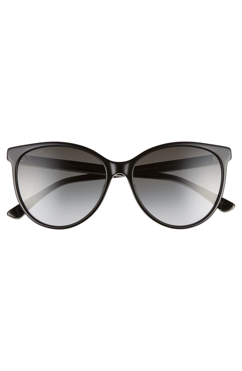 Gucci 57mm Cat Eye Sunglasses, Alternate, color,