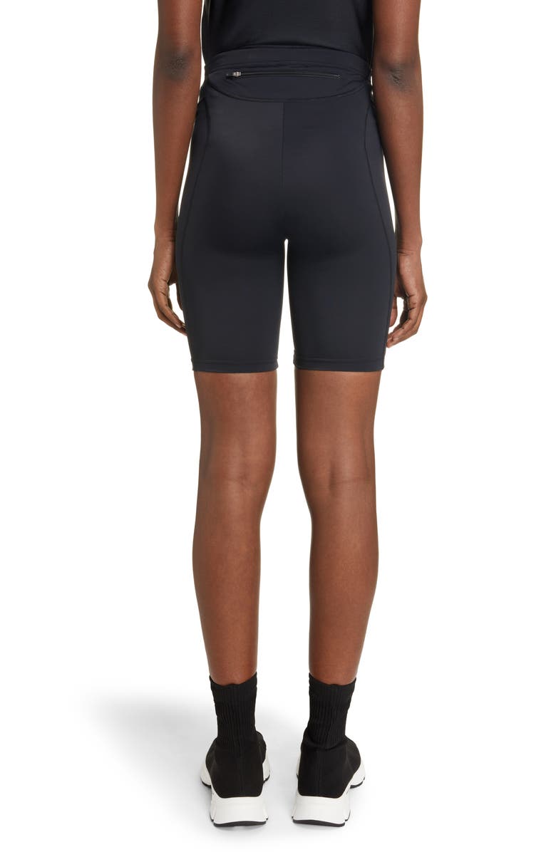 Balenciaga Logo Biker Shorts, Alternate, color, 