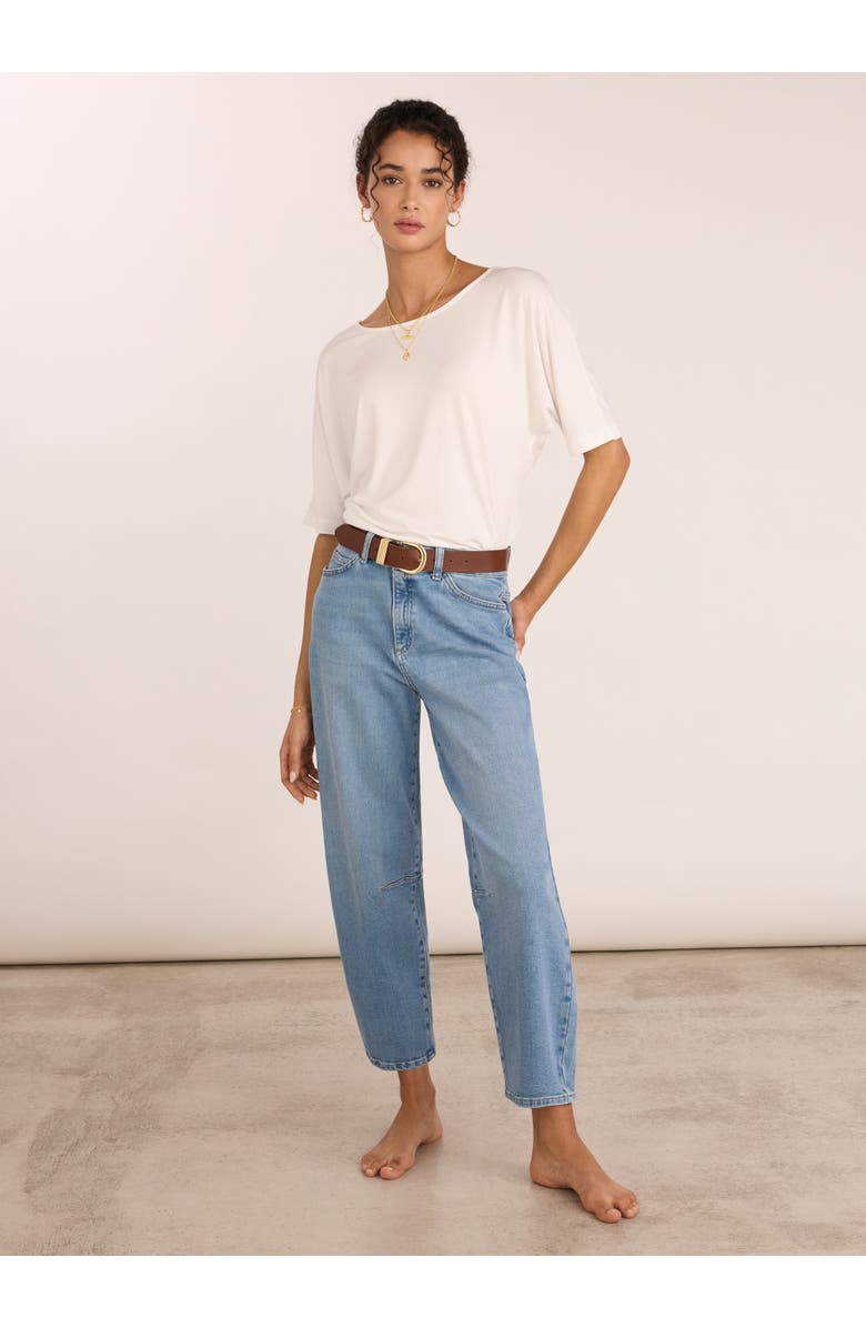 Baukjen Carrie Relaxed Boat Neck Tee, Alternate, color,