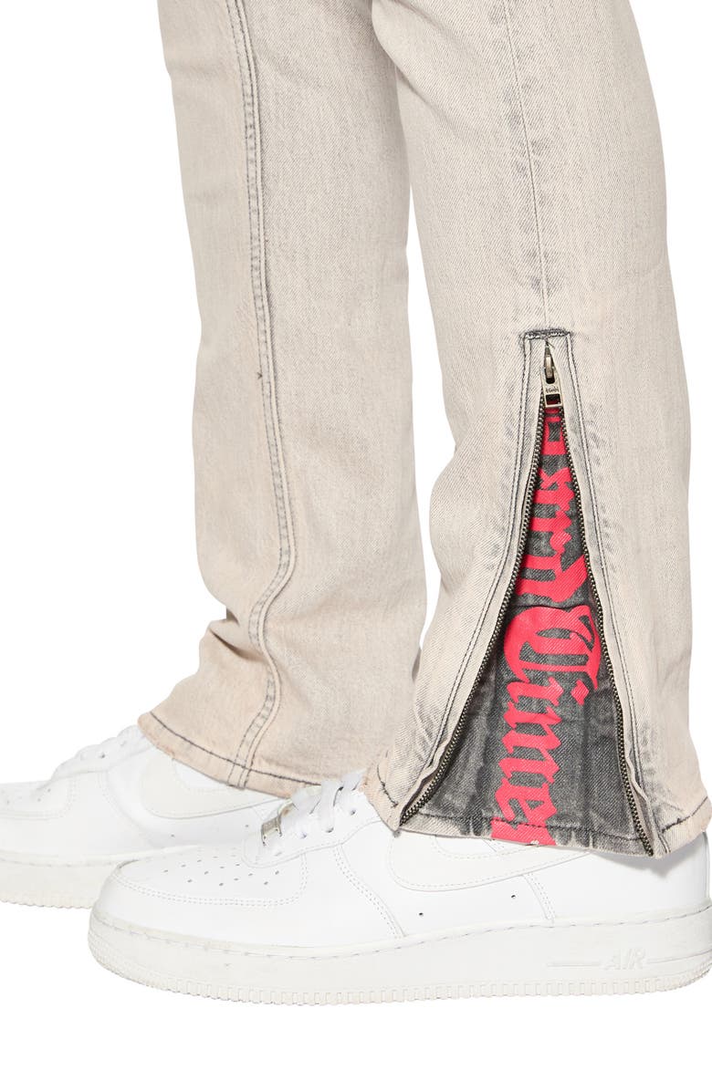 Ksubi Van Winkle Pluto Chamber Zip Hem Skinny Jeans, Alternate, color, 
