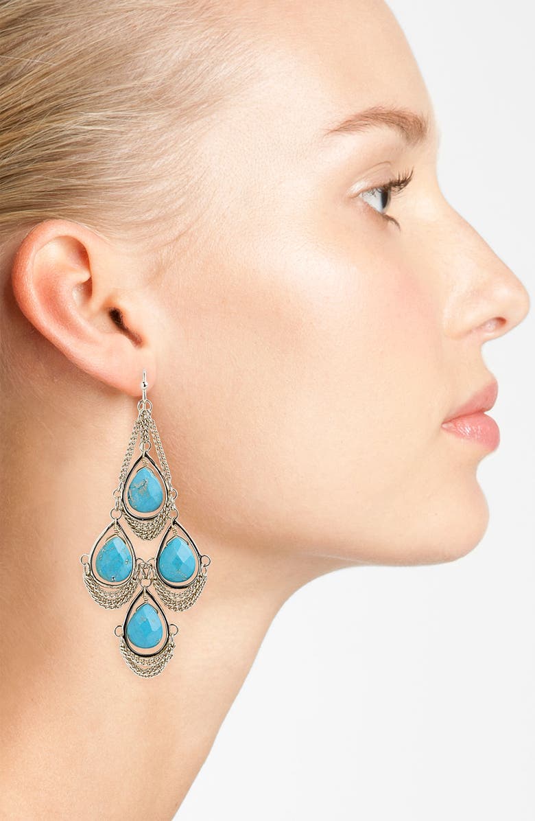 Kendra Scott 'Trista' Stone Chandelier Statement Earrings, Alternate, color, 